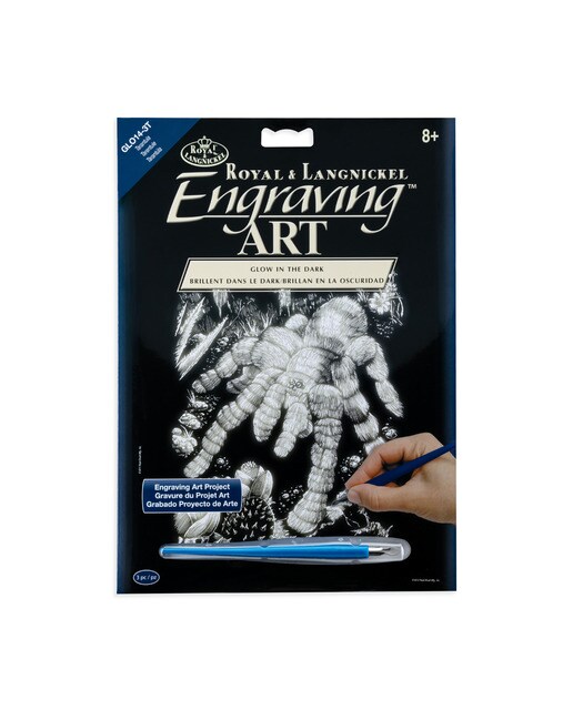 Imagem 0 de Folha preta Engraving Art brillo desenho brilha no escuro Tarantula Royal & Langnickel