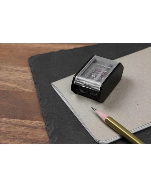Sacapuntas de arte automatic AS 3 long point Kum negro 2