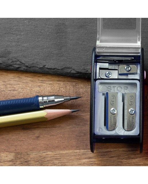 Sacapuntas de arte automatic AS 2 M long point Kum azul 3