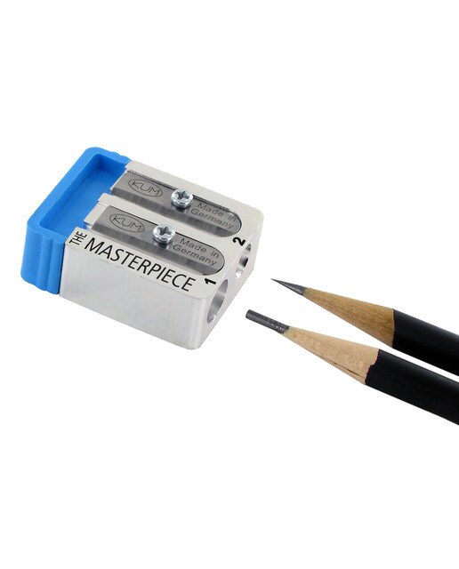 Sacapuntas de arte Meisterwerk long point en magnesio Kum gris 3