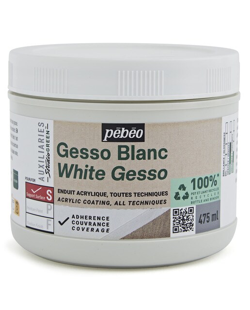 Gesso eco green 475 ml Pebeo branco 1