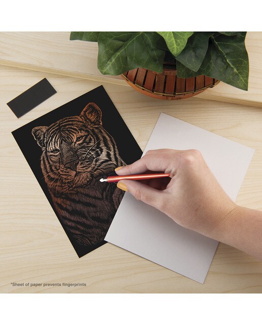 Engraving art RAIN28 mini tigre Royal Langnickel cobre 3