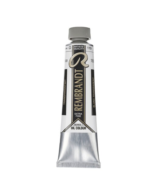 Tubo de Tinta de Óleo, 40 ml - Branco Transparente Branco transparente-1