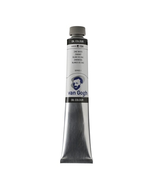 Tubo de Tinta a Óleo de Óleo de Alazor Branco Zinco-1