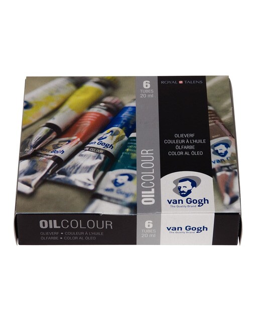 Van Gogh - Set de Iniciación de Pinturas al Óleo con 6 Colores en Tubos de 20 ml Van Gogh Multicolor.