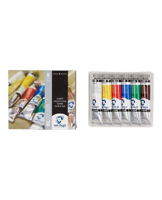 Set de Iniciación de Pinturas al Óleo con 6 Colores en Tubos de 20 ml Van Gogh Multicolor 2