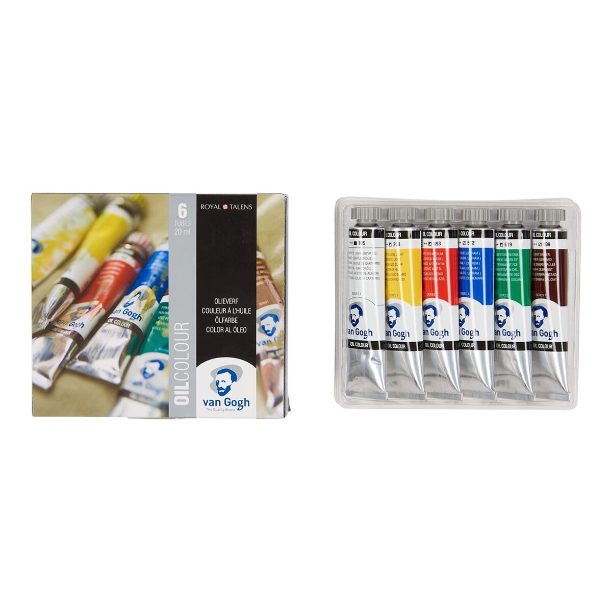 Set de Iniciación de Pinturas al Óleo con 6 Colores en Tubos de 20 ml Van Gogh Multicolor 3
