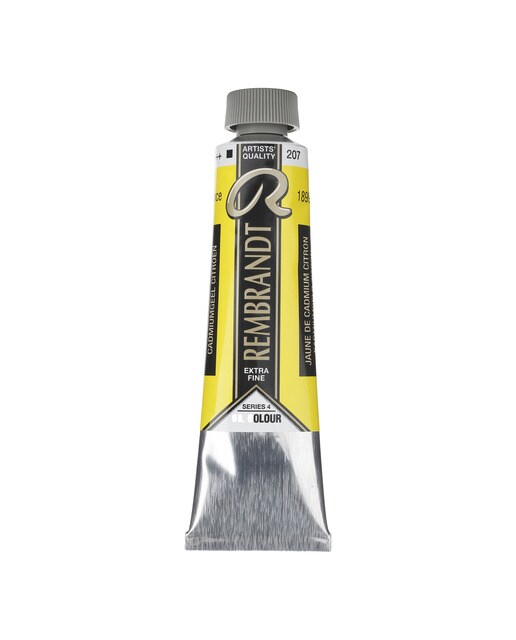 Tubo de Tinta de Óleo, 40 ml - Amarelo Cádmio Limão Amarelo-limão-1