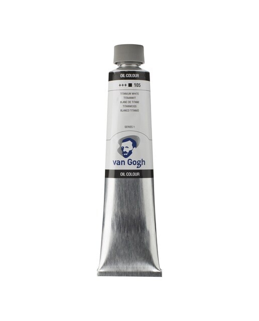 Imagem 0 de Tubo de Tinta de Óleo em Óleo de Cártamo de 200 ml - Branco Titânio