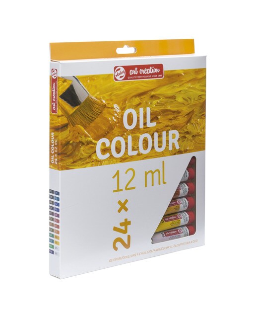 Set de Veinticuatro Tubos de Oleo Artcreation de 12 Ml Varios Colores Artcreation Multicolor Multicolor-1