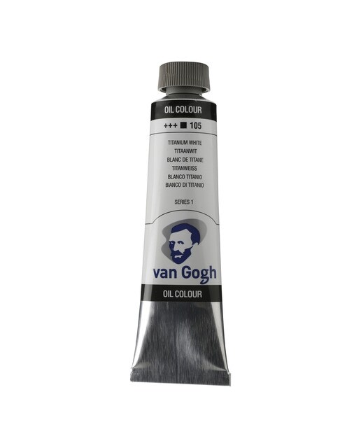 Imagem 0 de Tubo de Tinta de Óleo, 40 ml - Branco Titânio