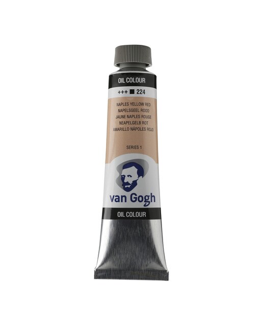 Tubo de Tinta de Óleo, 40 ml - Amarelo Nápoles Vermelho 1