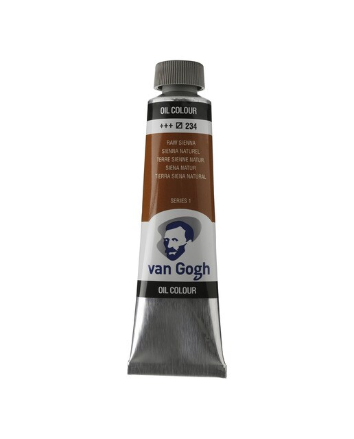 Tubo de Tinta de Óleo 40 ml - Terra Siena Natural 1