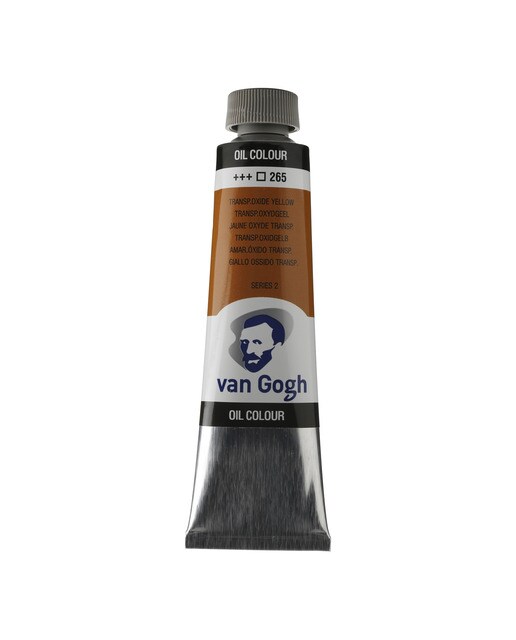 Tubo de Tinta de Óleo 40 ml - Amarelo Óxido Transparente 1