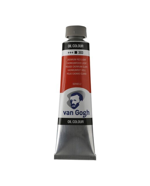 Tubo de Tinta de Óleo, 40 ml - Vermelho Cádmio Claro 1