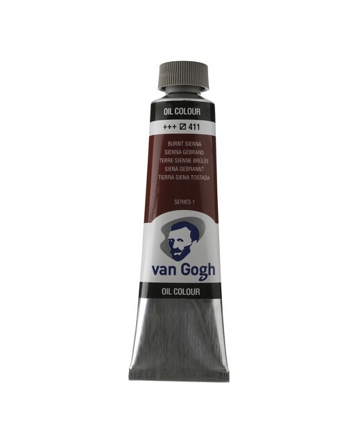 Tubo de Tinta de Óleo 40 ml - Siena Torrada 1
