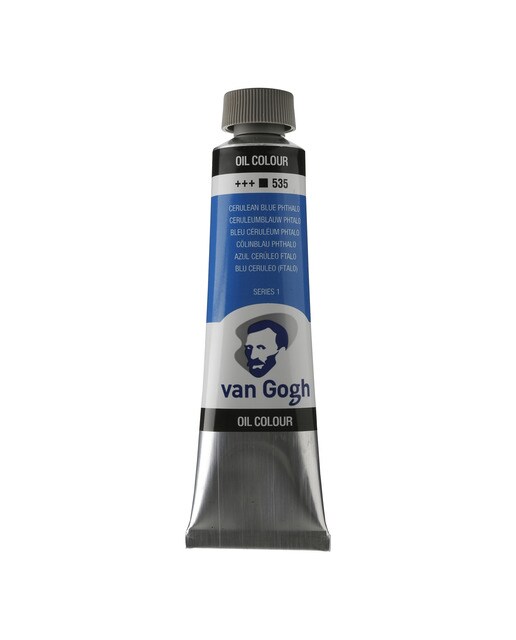 Imagen 0 de Tubo de pintura al óleo de 40 Ml Van Gogh  azul cerúleo ftalo