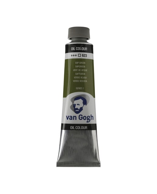 Tubo de Tinta de Óleo, 40 ml - Verde Sapo 1