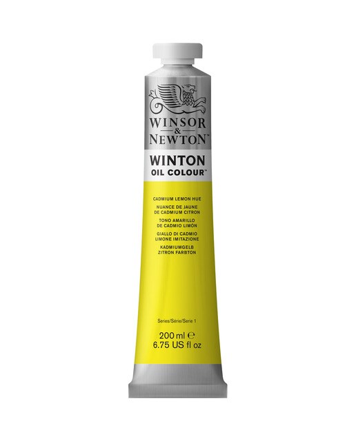 Imagem 0 de Tubo de Tinta a Óleo Winton Winsor & Newton 200 ml *Amarelo de Cádmio Limão