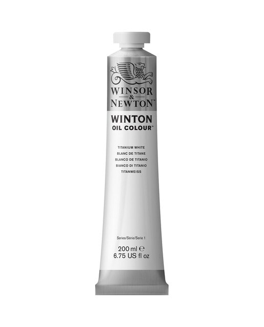Imagem 0 de Tubo de Pintura a Óleo Winton Winsor & Newton 200 ml Branco Titânio