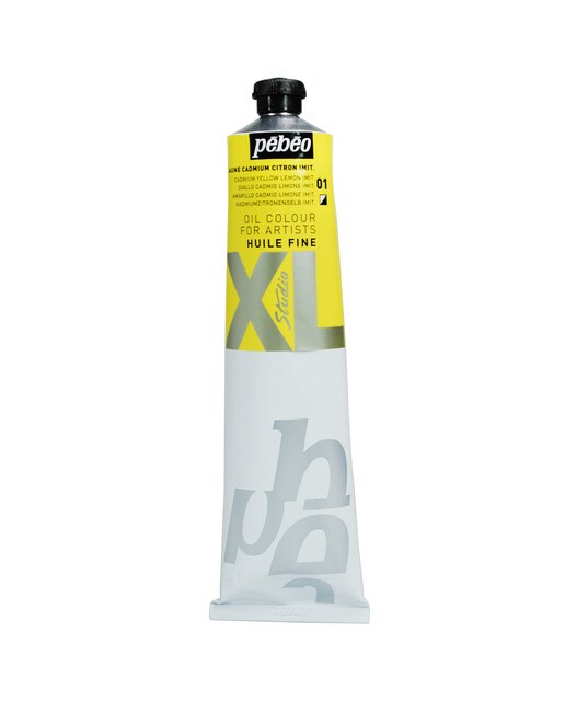 Tubo de Óleo Fino XL 200 ml - Amarelo Limão Amarelo-limão-1