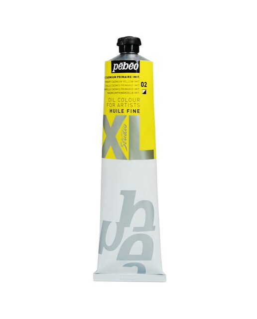Tubo de Óleo Fino XL 200 ml - Amarelo Limão Amarelo-1