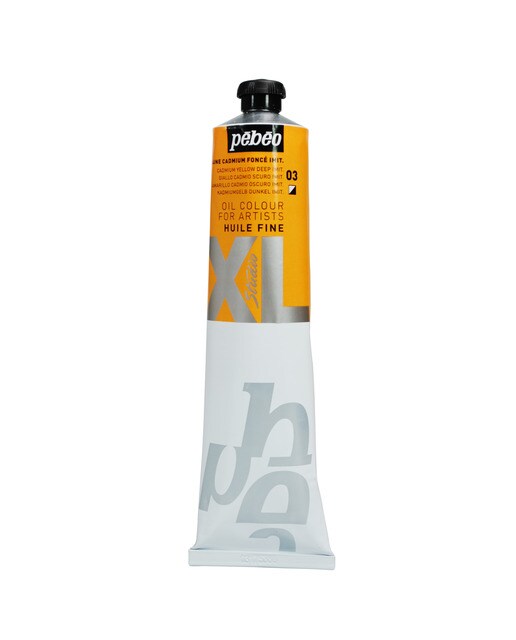 Tubo de Óleo Fino XL 200 ml - Amarelo-Escuro Amarelo-1