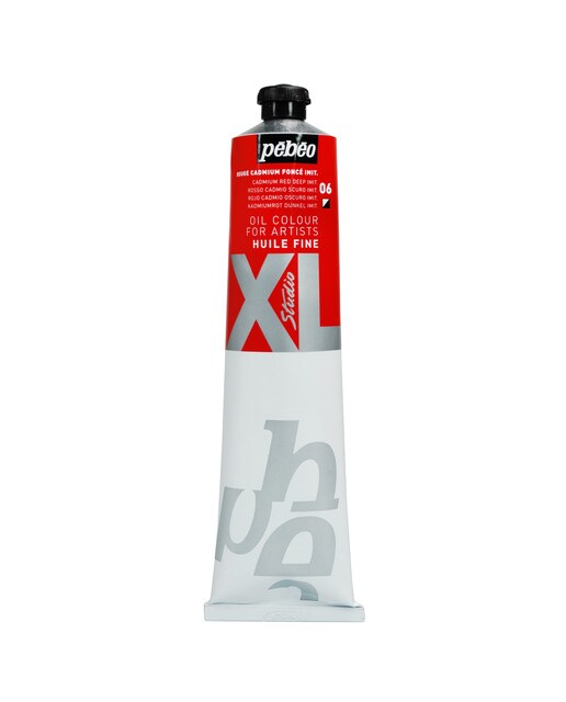 Tubo de Óleo Fino XL 200 ml - Vermelho-Escuro Vermelho-escuro-1