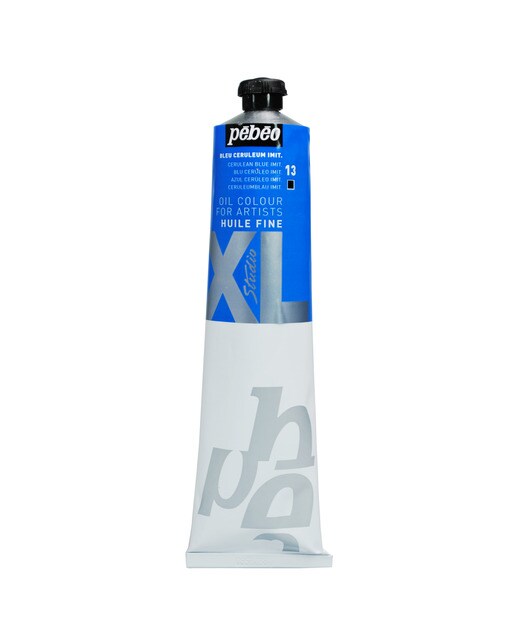 Tubo de Óleo Fino XL 200 ml - Azul Cerúleo Azul-1