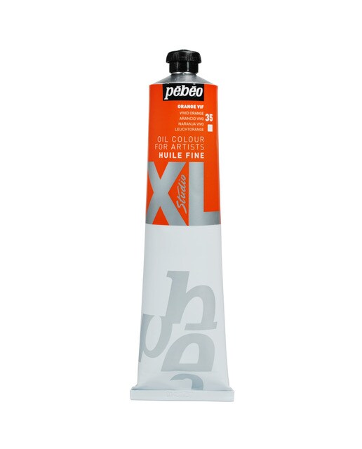 Tubo de Óleo Fino XL 200 ml - Laranja Vivo Laranja-1