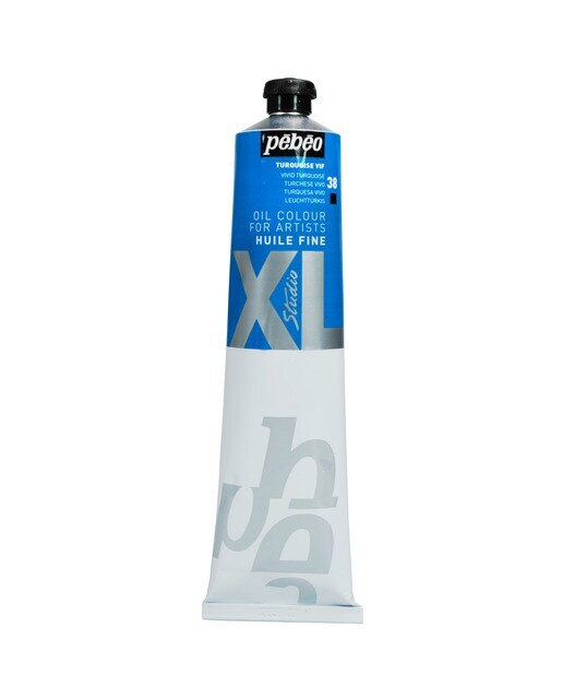 Tubo de Óleo Fino XL 200 ml - Turquesa Vivo Turquesa-1
