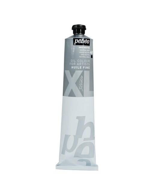 Tubo de Óleo Fino XL 200 ml - Cinzento Neutro Cinzento-1
