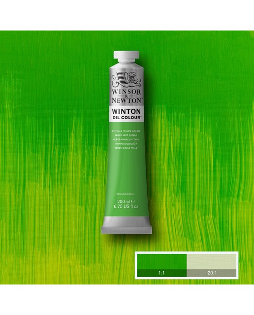 Tubo Óleo Winton 200 ml amarelo Ftalo verdoso Amarelo-2