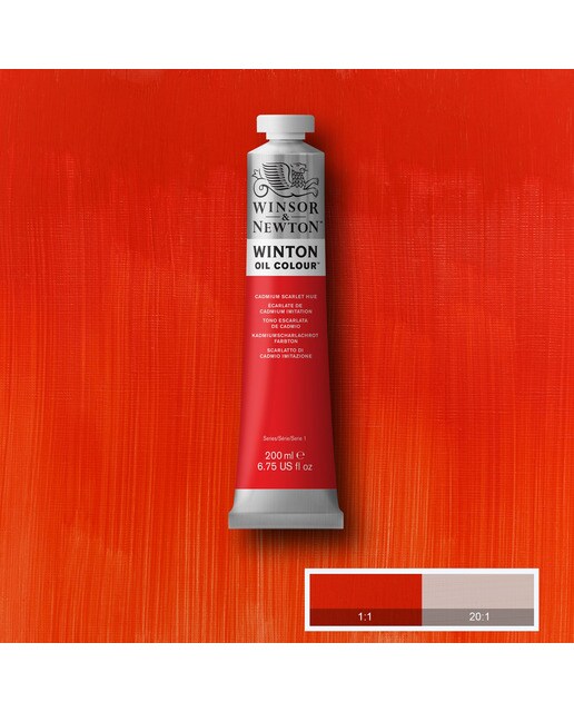 Tubo Óleo Winton 200 ml Escarlate Cádmio 2