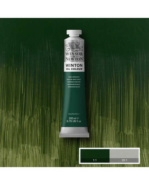 Tubo Óleo Winton 200ml Verde Cinzento-escuro Verde / Cinzento-2