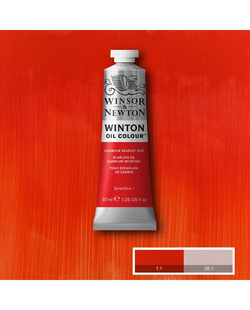 Tubo Óleo Winton 37 ml Escarlate Cádmio 2