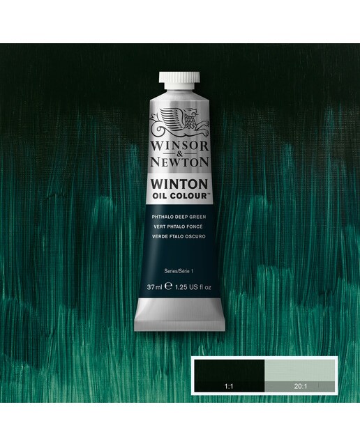 Tubo Óleo Winton 37 ml verde-escuro Ftalo Verde-2