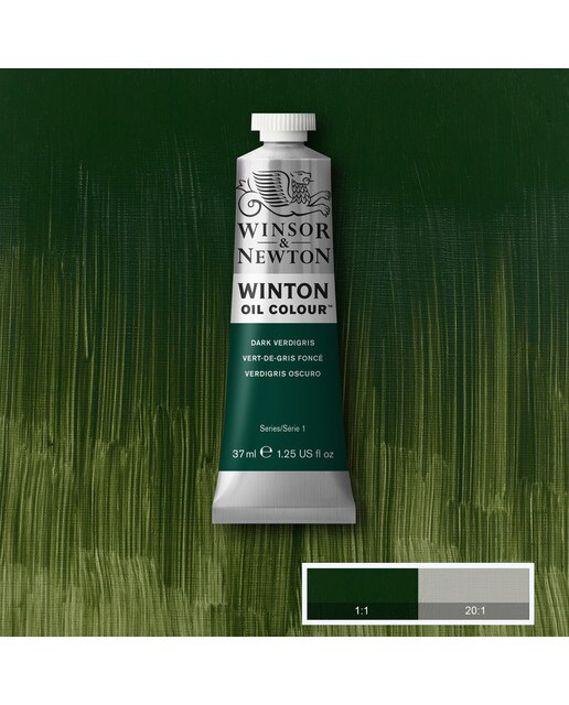 Tubo Óleo Winton 37 ml verde cinzento escuro Verde / Cinzento-2