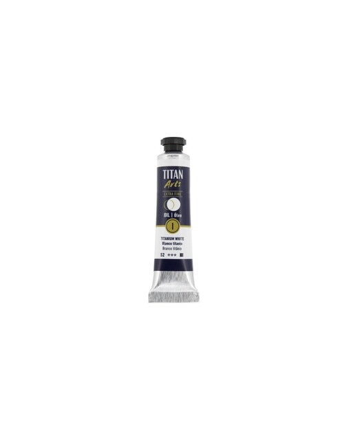Tubo de Tinta de Óleo Extra Fine 20 ml - Branco-Titânio Branco Titânio-1