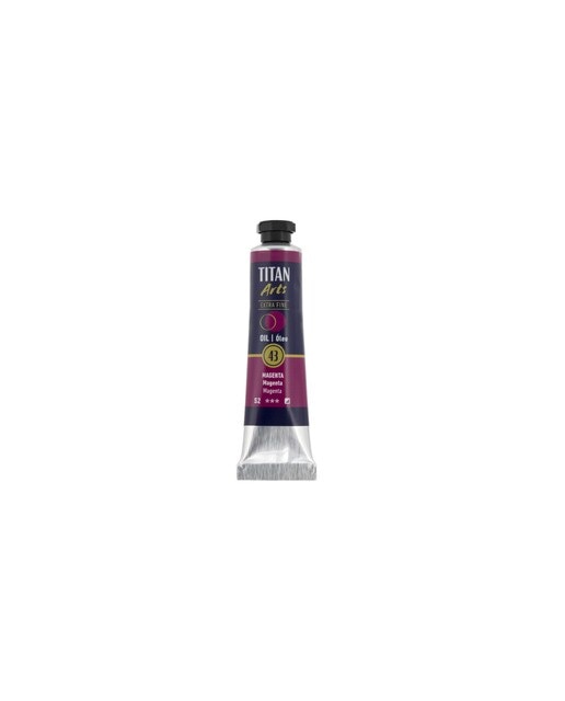 Imagen 0 de Tubo de pintura al óleo extra fine 20ml TITAN Arts magenta