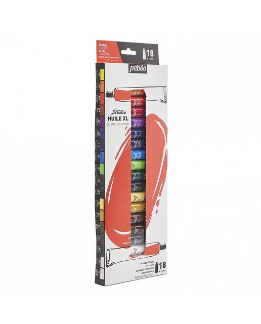 Estojo de cores finas de Oleo XL 18 tubos Pebeo 4