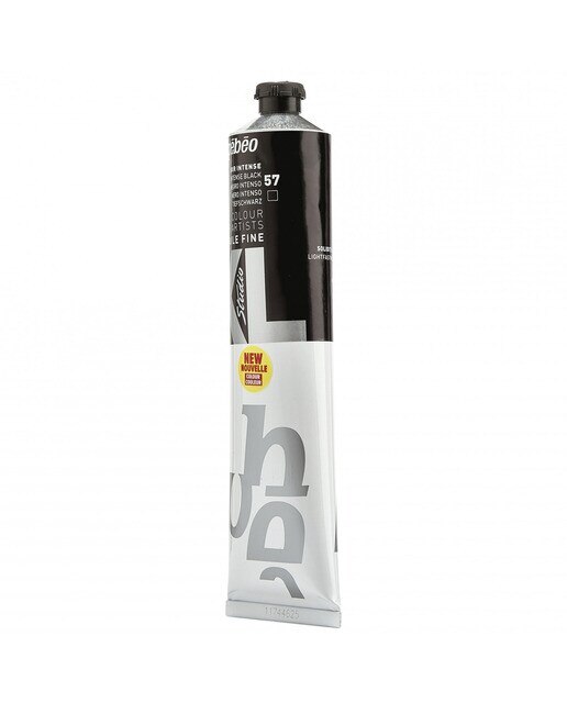 Tintas a óleo finas xl 200 ml Pebeo preto profundo 4