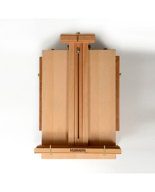 Estojo de madeira com cavalete de mesa, pintura a óleo para belas artes Artisti Maimeri Multicolor-5