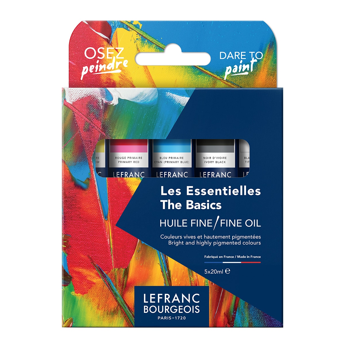 Imagem 0 de Set de óleo fine Lefranc cores primarios
