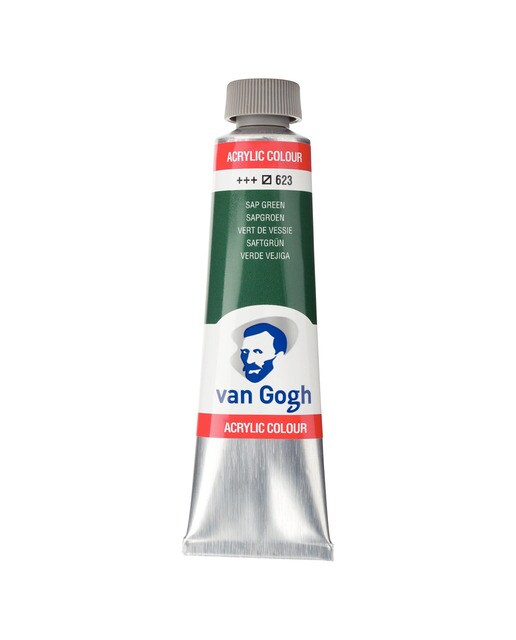 Tubo de pintura acrílica de 40 ml Van Gogh verde vejiga Verde-1