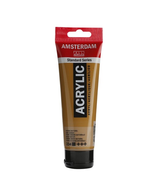 Tubo de Tinta Acrílica de 120 ml - Terra de Siena Natural 1