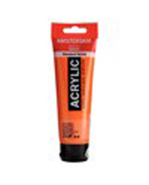 Tubo de Tinta Acrílica de 120 ml - Alaranjado-Azo 1