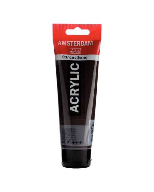 Tubo de Tinta Acrílica de 120 ml - Pardo Van Dyck Pardo-1