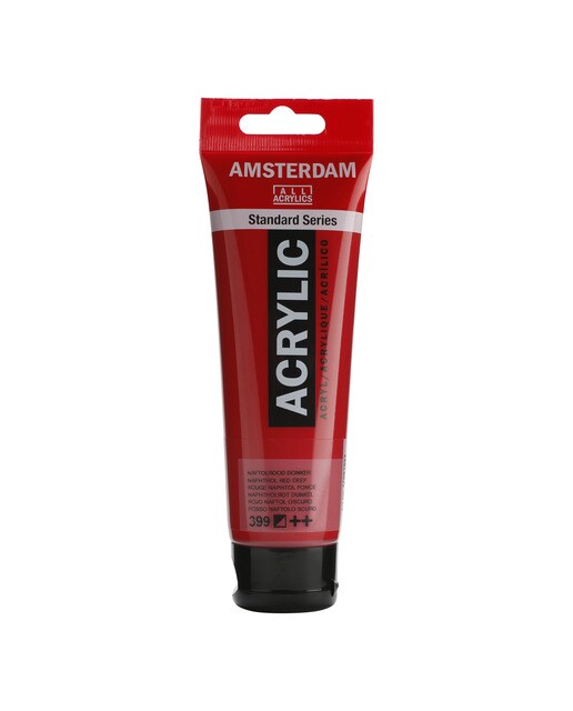 Imagem 0 de Tubo de Tinta Acrílica, 120 ml - Vermelho Naftol Escuro