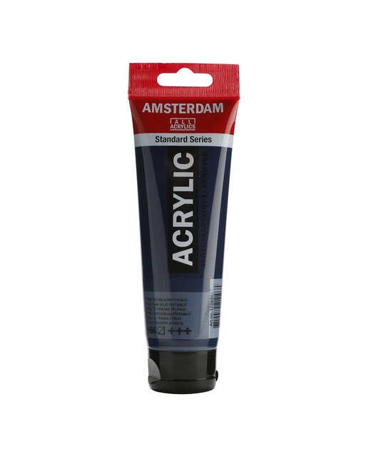Tubo de Tinta Acrílica, 120 ml - Azul Prússia Ftalo 1